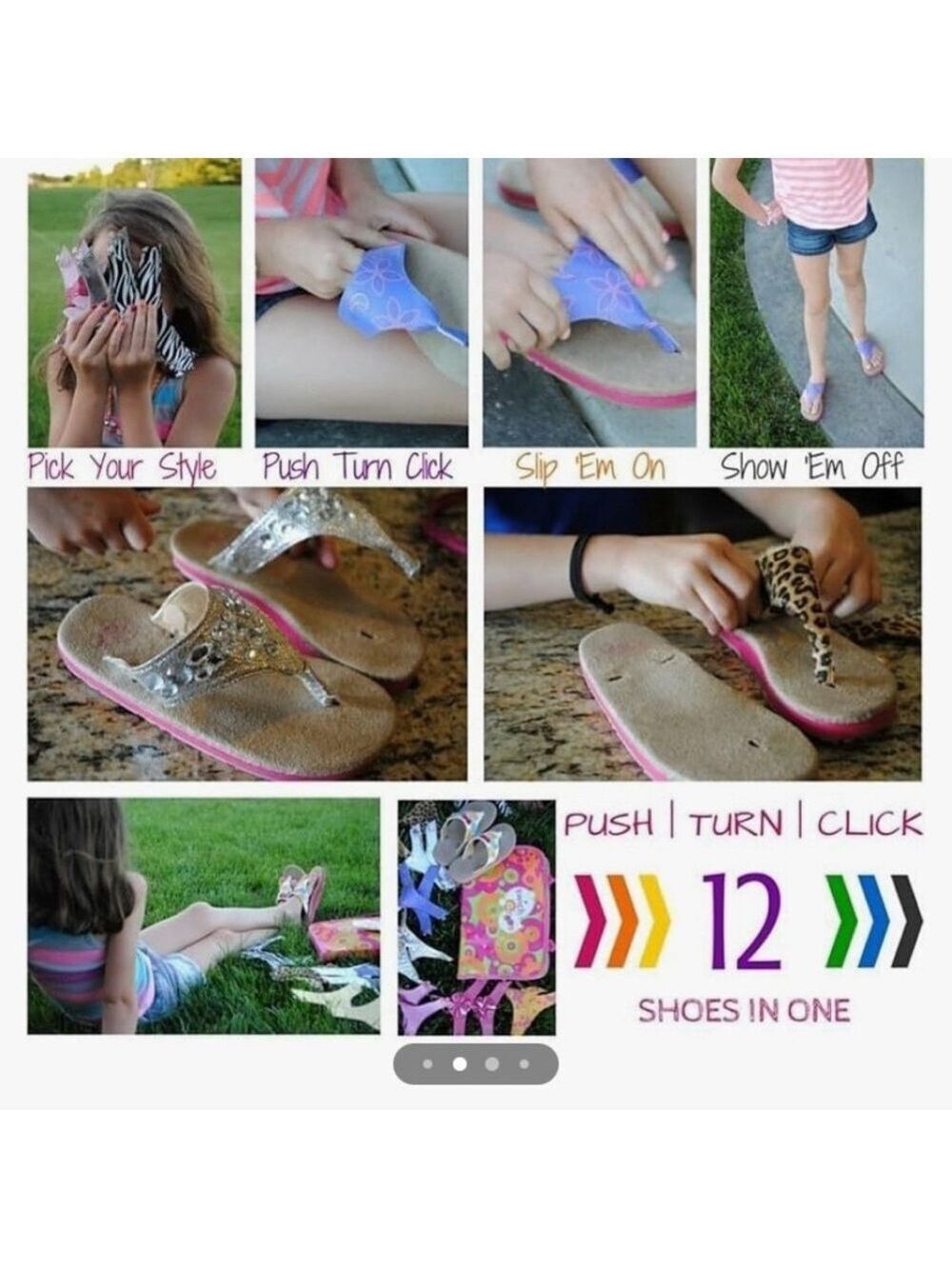 Toddler Switch a Roo Sandals Size 11-12 - Picture 2 of 8